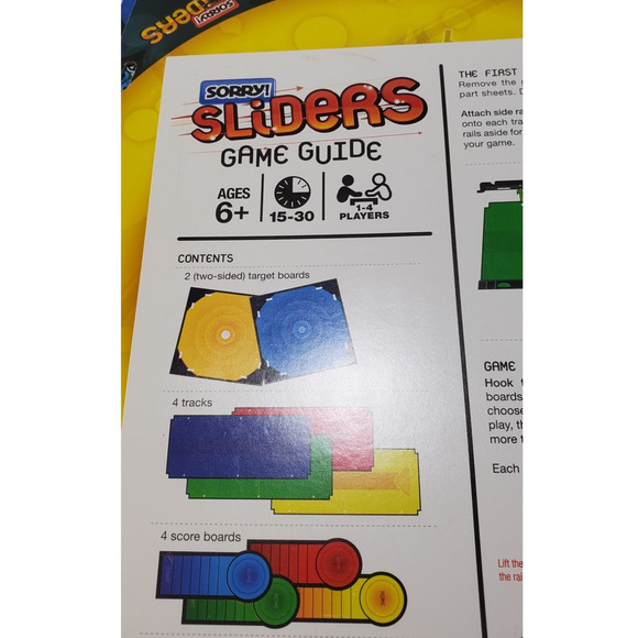 2008 Sorry Sliders Board Game Hasbro Parker Brothers 100% COMPLETE Game!!! - Picture 10 of 10